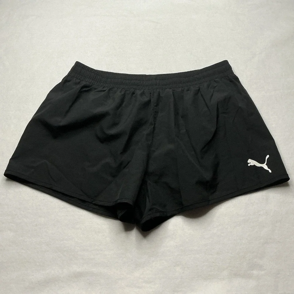 Adidas Reebok Puma Womens Activewear Shorts 4pc Bundle Large Black Green Pink
